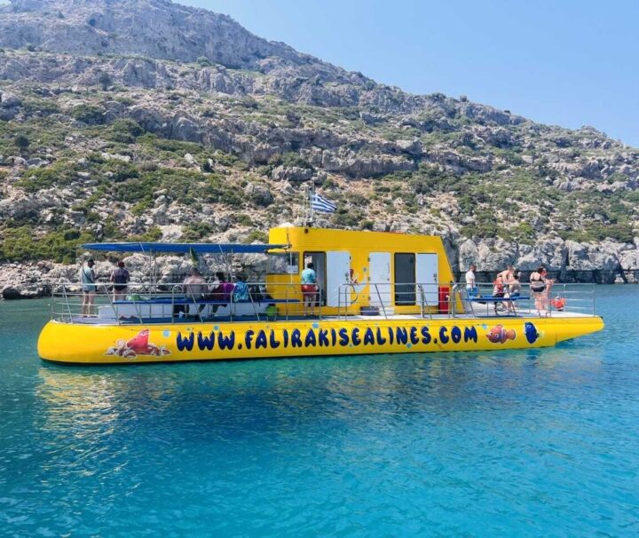 3h AI swim & snorkel in Anthony Quinn, See Deep Yellow Semi-Submarine Cruise