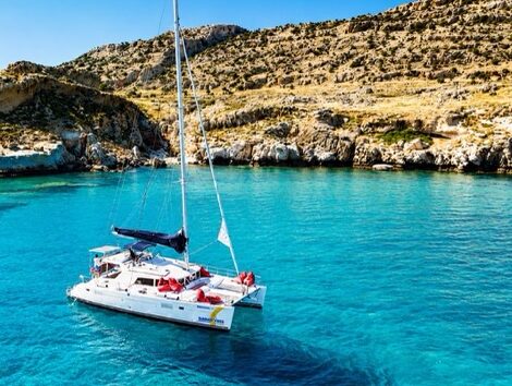 catamaran cruise Kolymbia Medium - Kolymbia Sea Lines catamaran cruise kolymbia